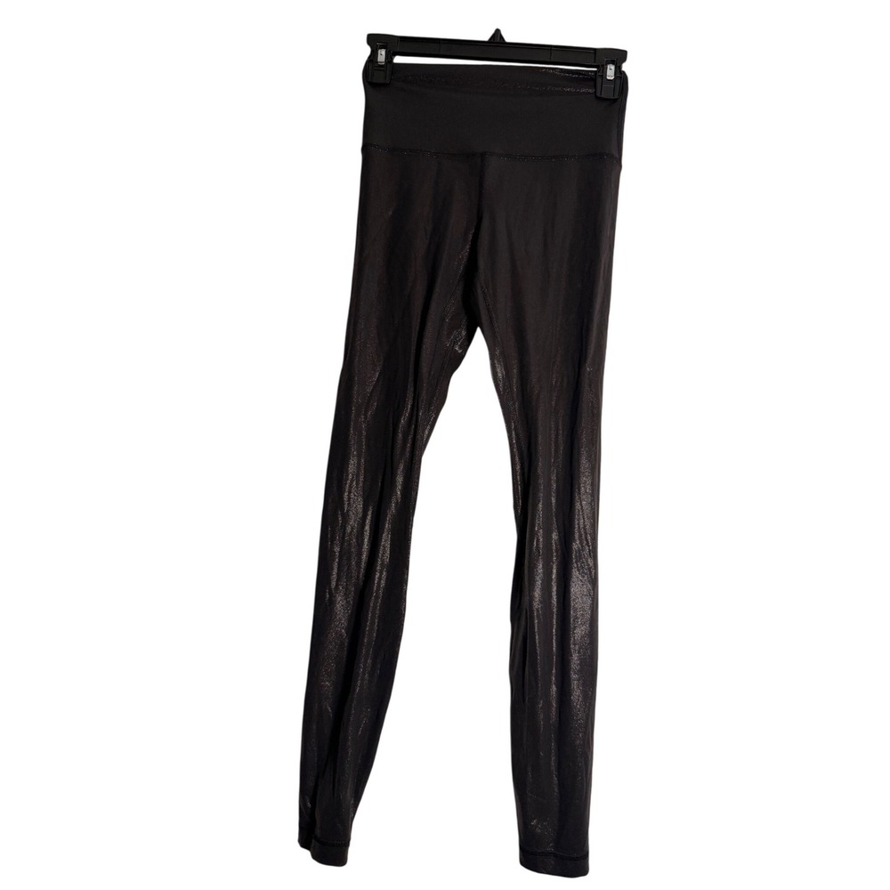 Lululemon Wunder Under High-Rise Tight 28 Foil Black LW5FG6S Size 4